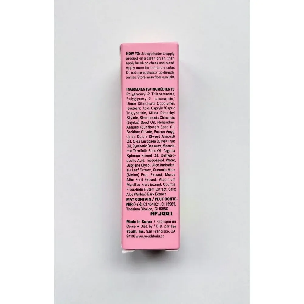 YouthForia BYO Blush Oil Turn Up the Sunshine NIB